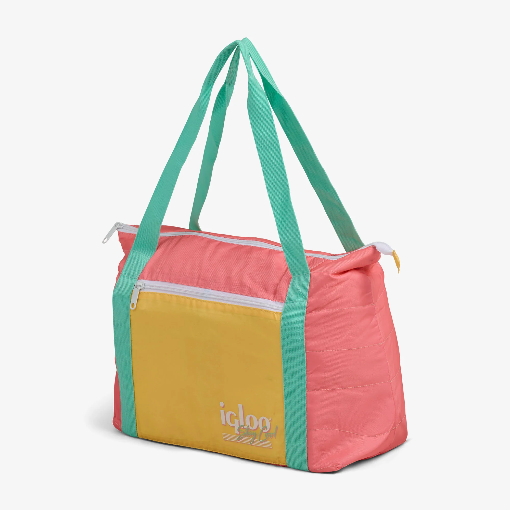 Retro Packable Puffer 20-Can Cooler Bag - Image 17