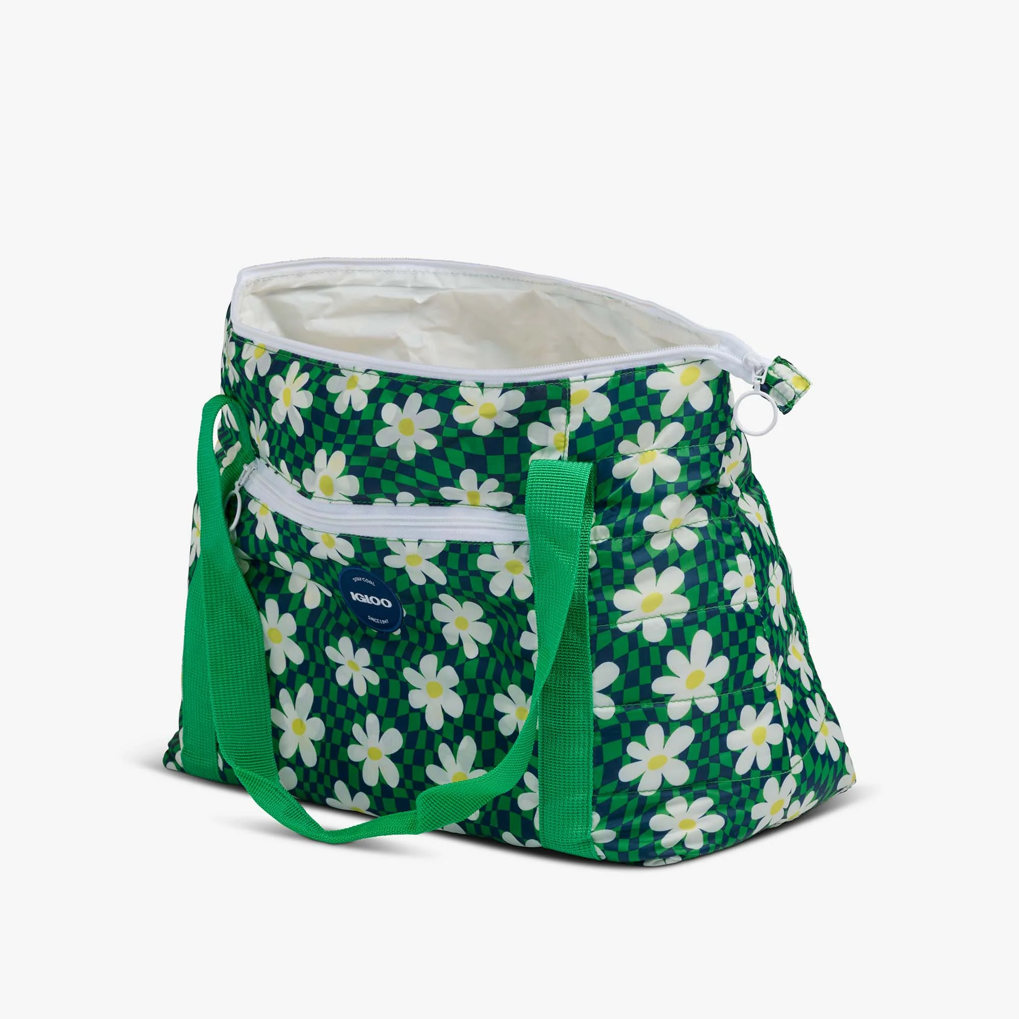 Retro Packable Puffer 20-Can Cooler Bag - Image 3