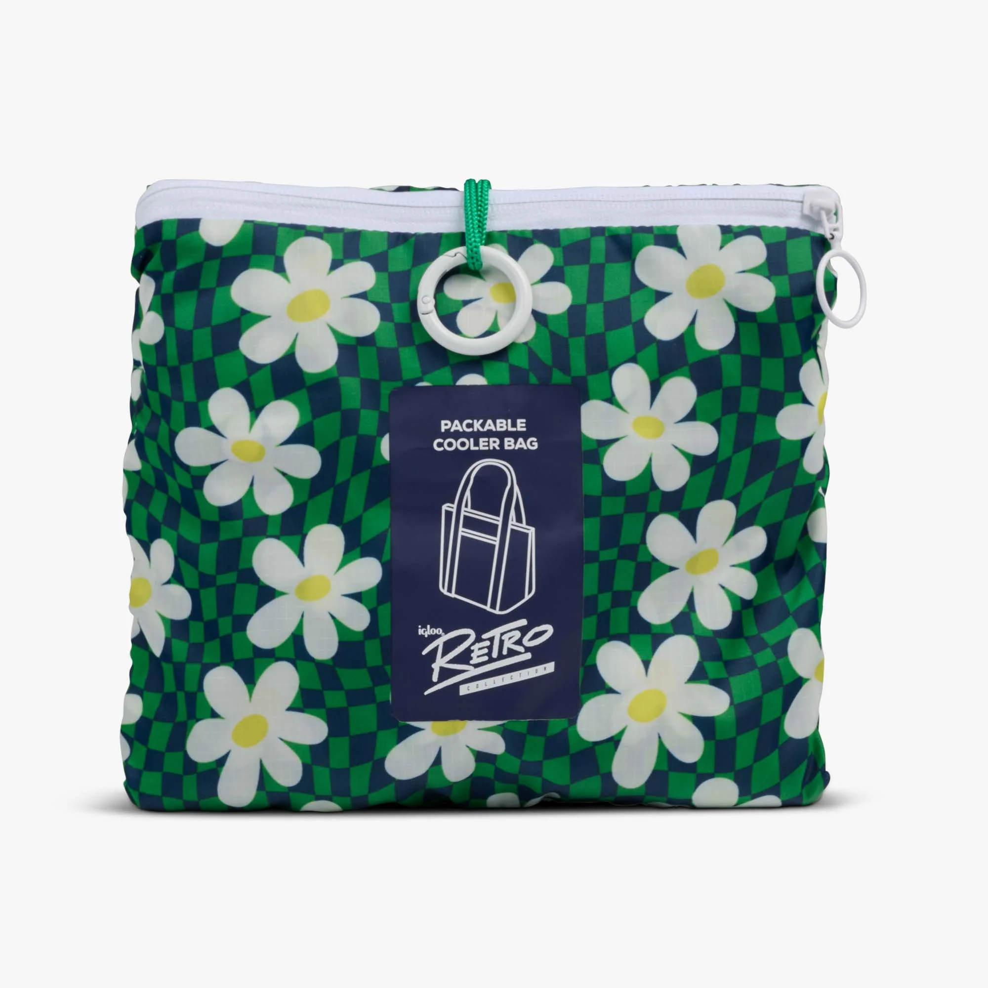 Retro Packable Puffer 20-Can Cooler Bag - Image 4