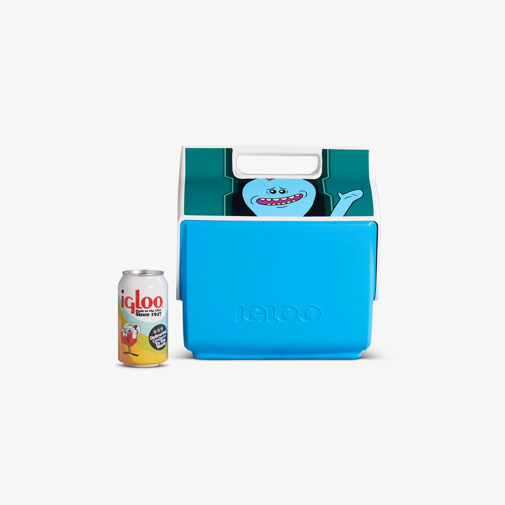 Rick and Morty Mr. Meeseeks Box Little Playmate 7 Qt Cooler - Image 5